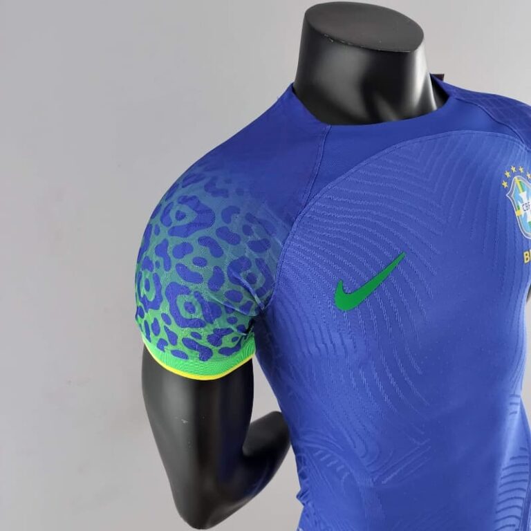 2022 player version Brazil World Cup jersey away - Image 9