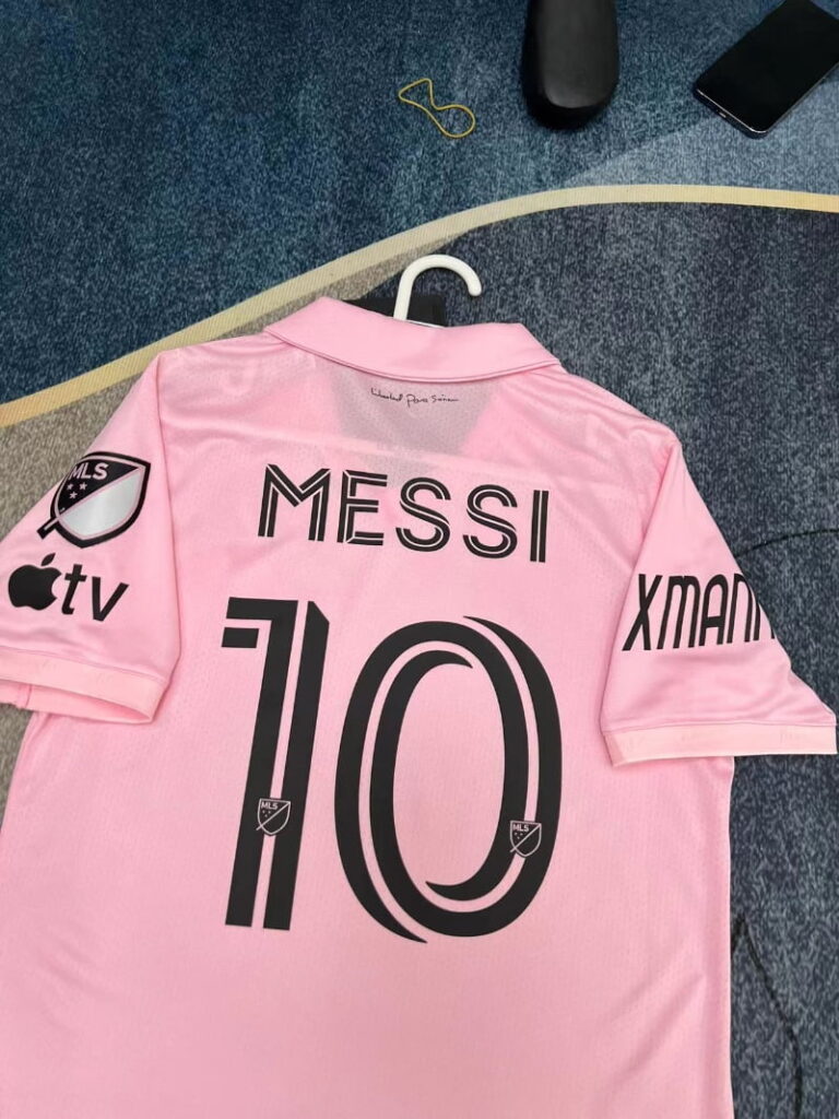 2023 Inter Miami Messi Pink Soccer Jersey - Image 3
