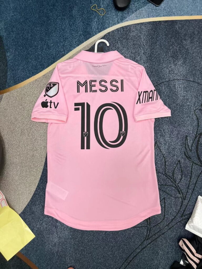 2023 Inter Miami Messi Pink Soccer Jersey - Image 4
