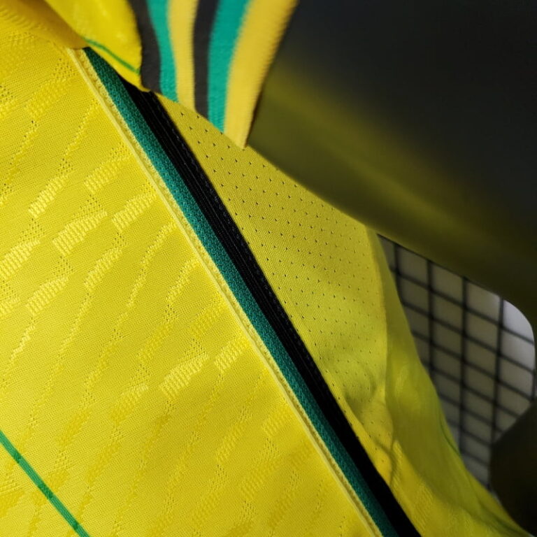 2023 Jamaica Player Version Soccer Jersey Home - Image 8