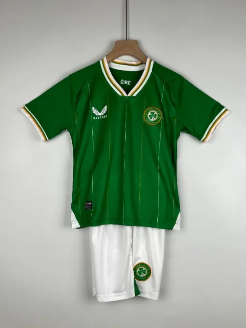 2023 Kids Ireland Soccer Jersey Home