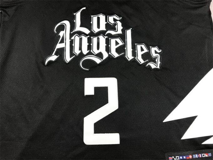 2023 LA Clippers Kawhi Leonard #2 Black Jersey - Image 2