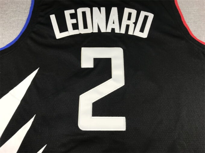 2023 LA Clippers Kawhi Leonard #2 Black Jersey - Image 3