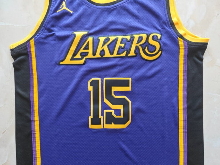 2023 Los Angeles Lakers Austin Reaves #15 Purple Regular Jersey - Image 3
