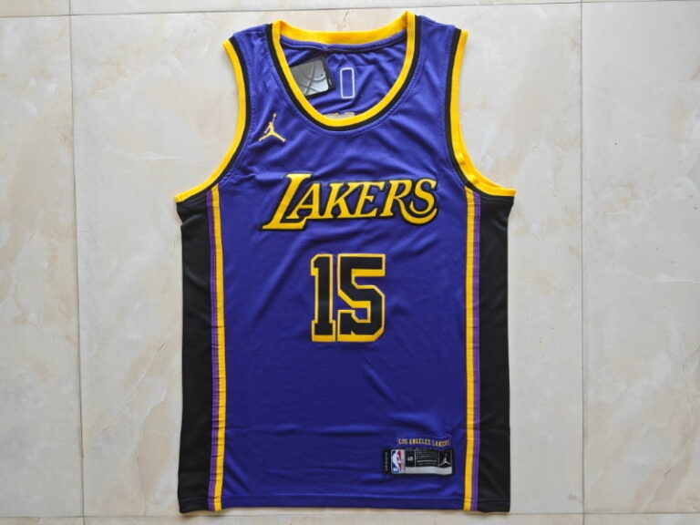 2023 Los Angeles Lakers Austin Reaves #15 Purple Regular Jersey