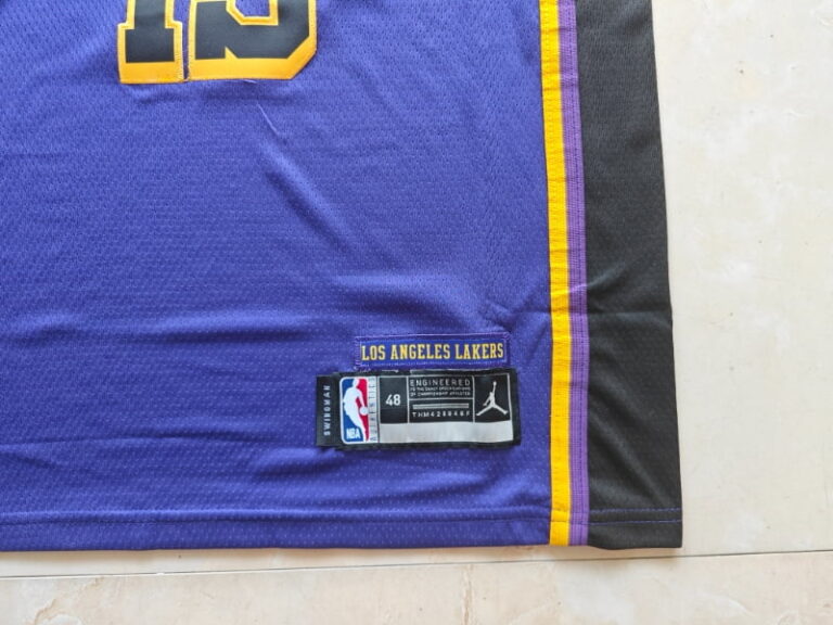 2023 Los Angeles Lakers Austin Reaves #15 Purple Regular Jersey - Image 4