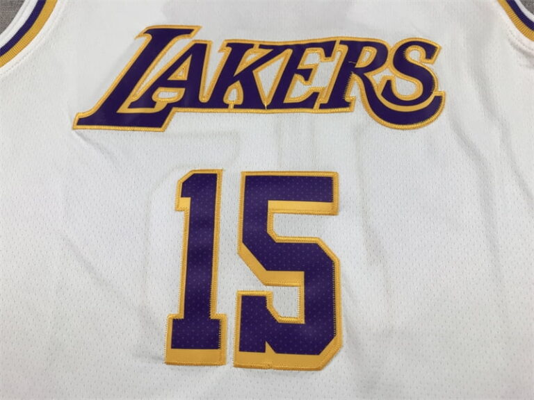 2023 Los Angeles Lakers Austin Reaves #15 White Jersey - Image 2