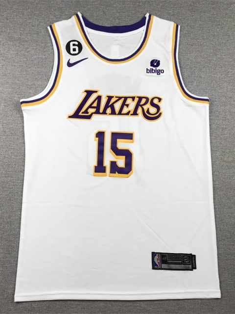 2023 Los Angeles Lakers Austin Reaves #15 White Jersey