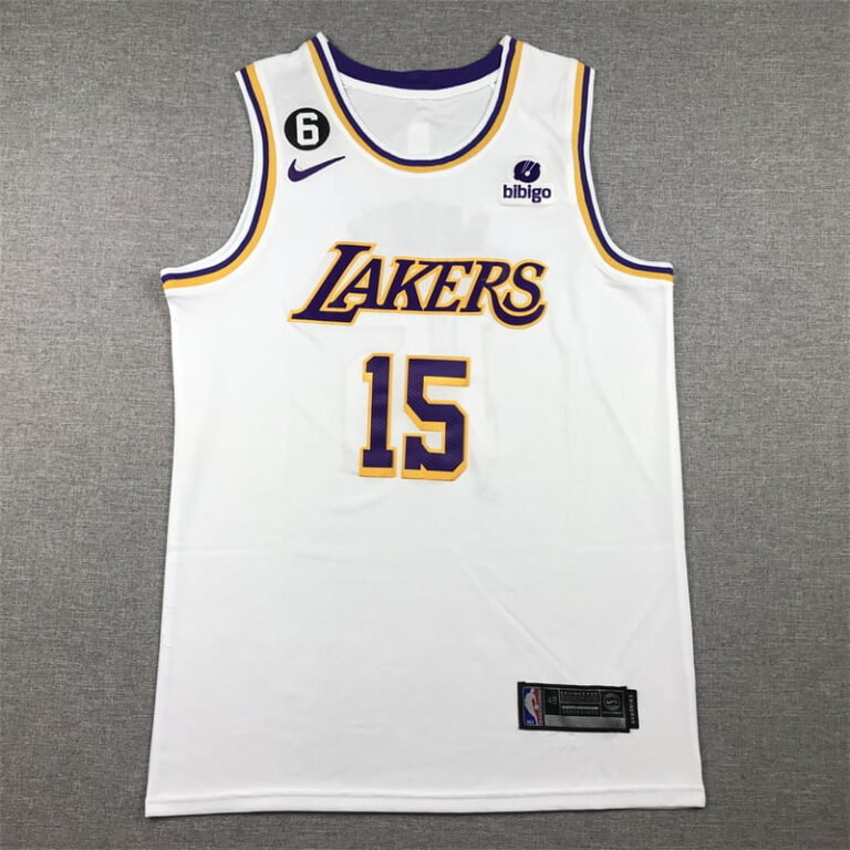 2023 Los Angeles Lakers Austin Reaves #15 White Jersey