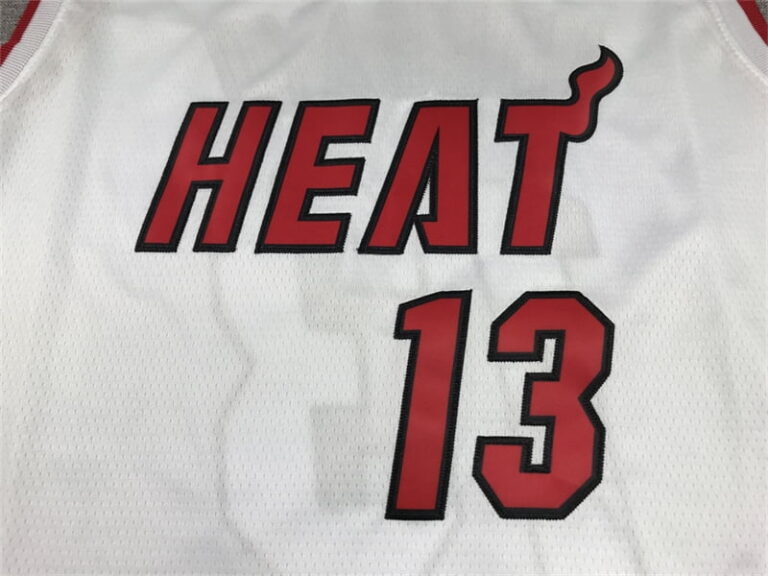 2023 Miami Heat Bam Adebayo #13 White Jersey - Image 2