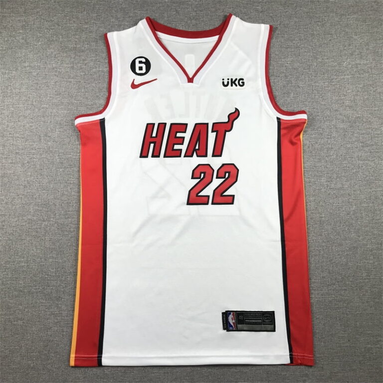 2023 Miami Heat Jimmy Butler #22 White Jersey
