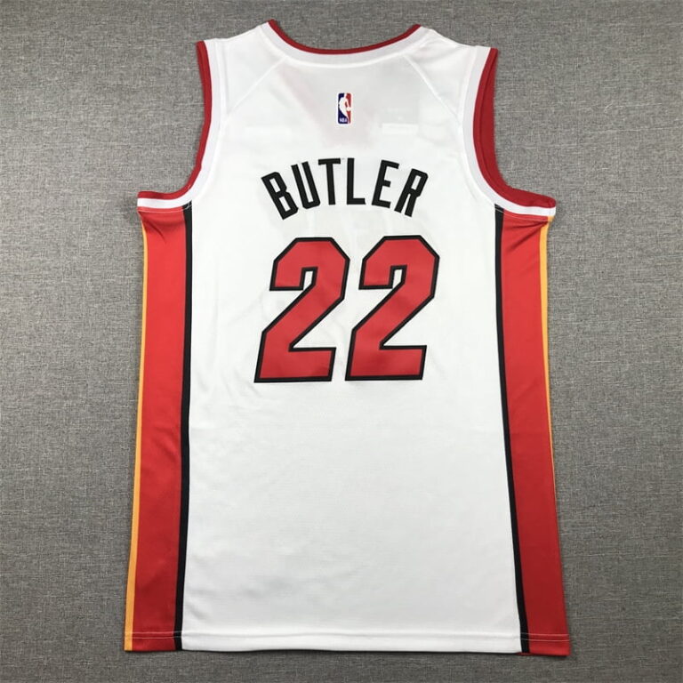 2023 Miami Heat Jimmy Butler #22 White Jersey - Image 4