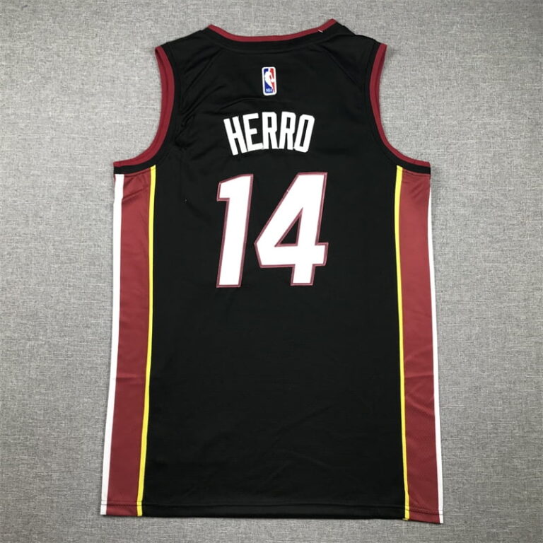 2023 Miami Heat Tyler Herro #14 Black Jersey - Image 4