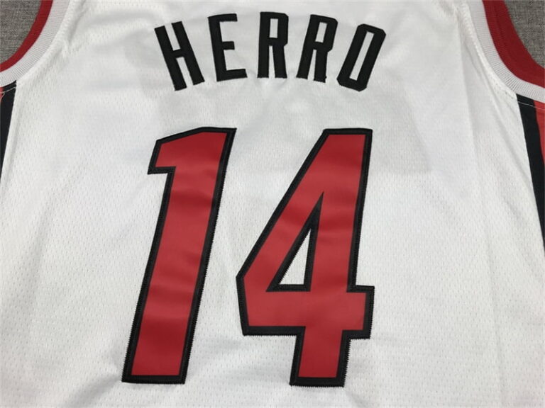 2023 Miami Heat Tyler Herro #14 White Jersey - Image 3