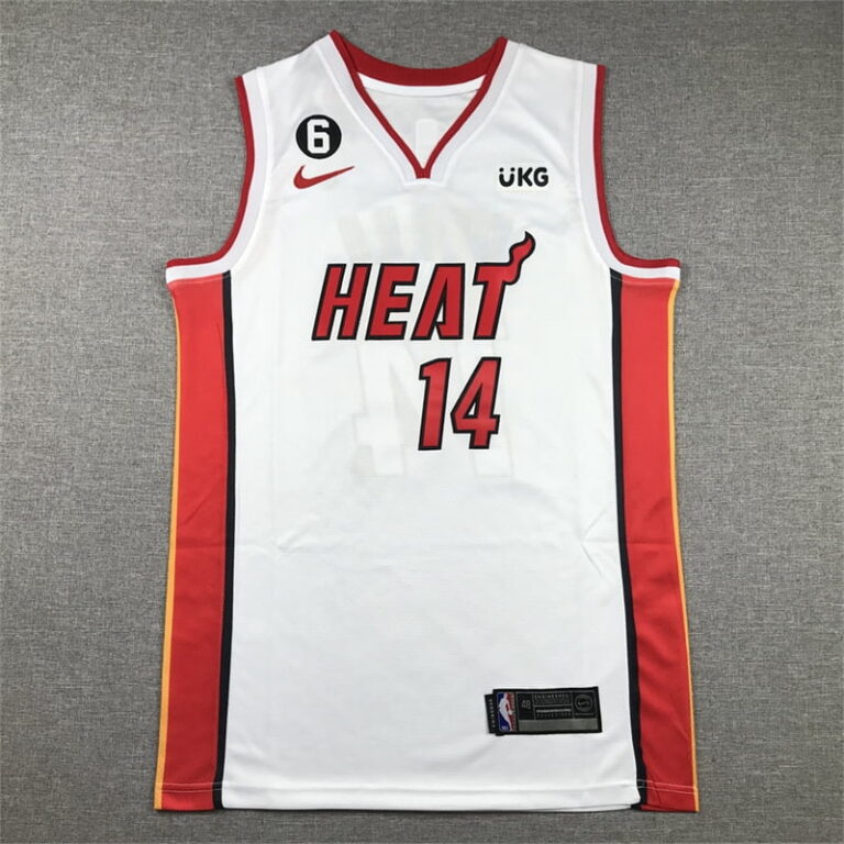 2023 Miami Heat Tyler Herro #14 White Jersey