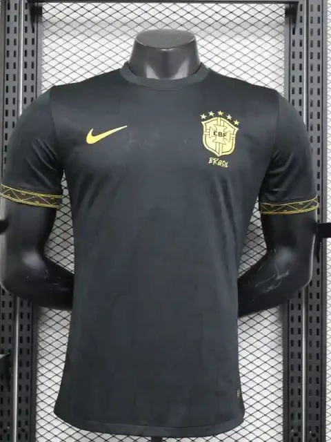 2023 Player Brazil Black Special Edition Soccer Jersey