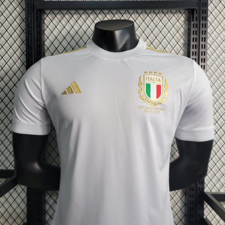 2023 Player Italy 125th Anniversary Edition Soccer Jersey - Image 6