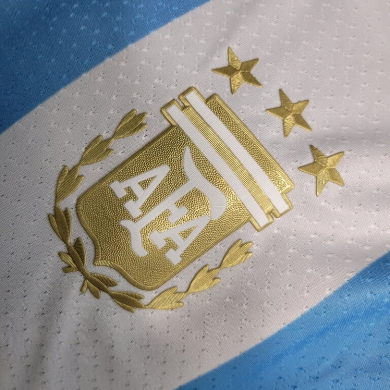 2023 Players Argentina Soccer Jersey Home - Image 3