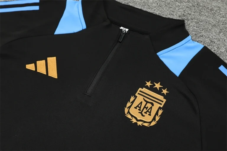 2024 Argentina Black Track Jacket - Image 3