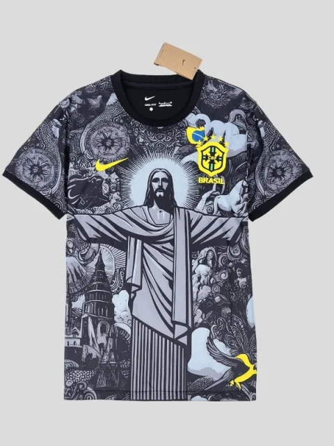 2024 Brazil Black Special Edition Soccer Jersey