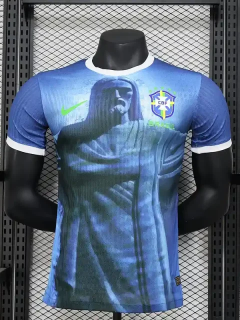 2024 Player version Brazil Blue Special Soccer Jersey