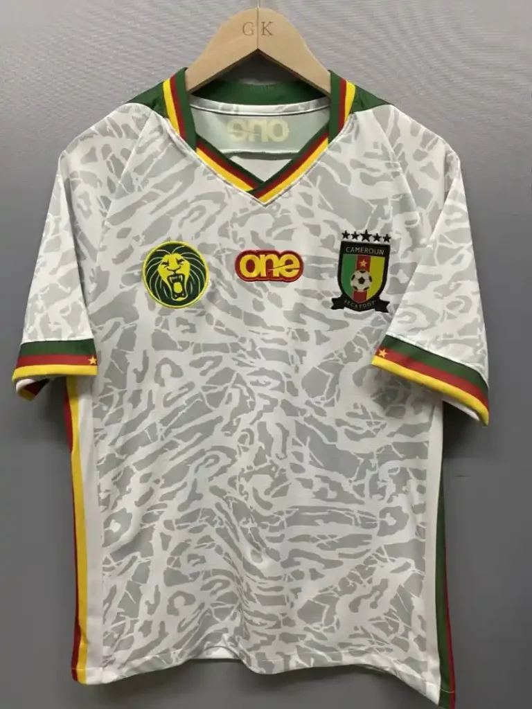 2024 Cameroon White Special Edition Soccer Jersey