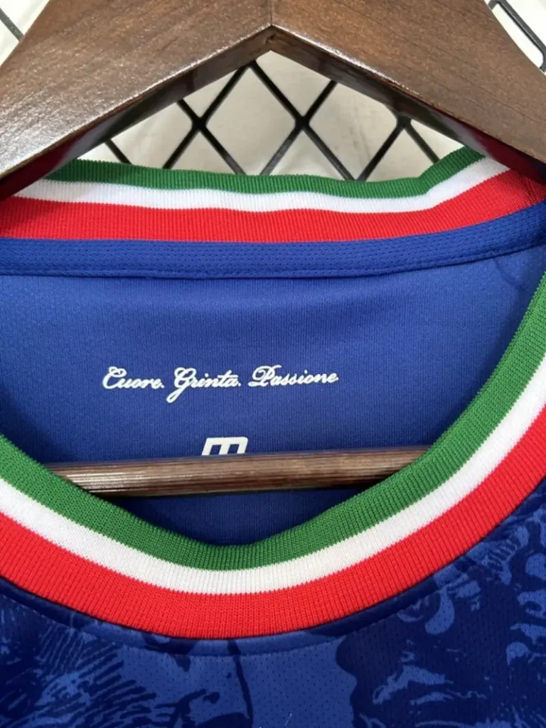 2024 Italy Blue Special Edition Soccer Jersey - Image 3