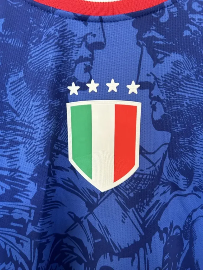 2024 Italy Blue Special Edition Soccer Jersey - Image 2