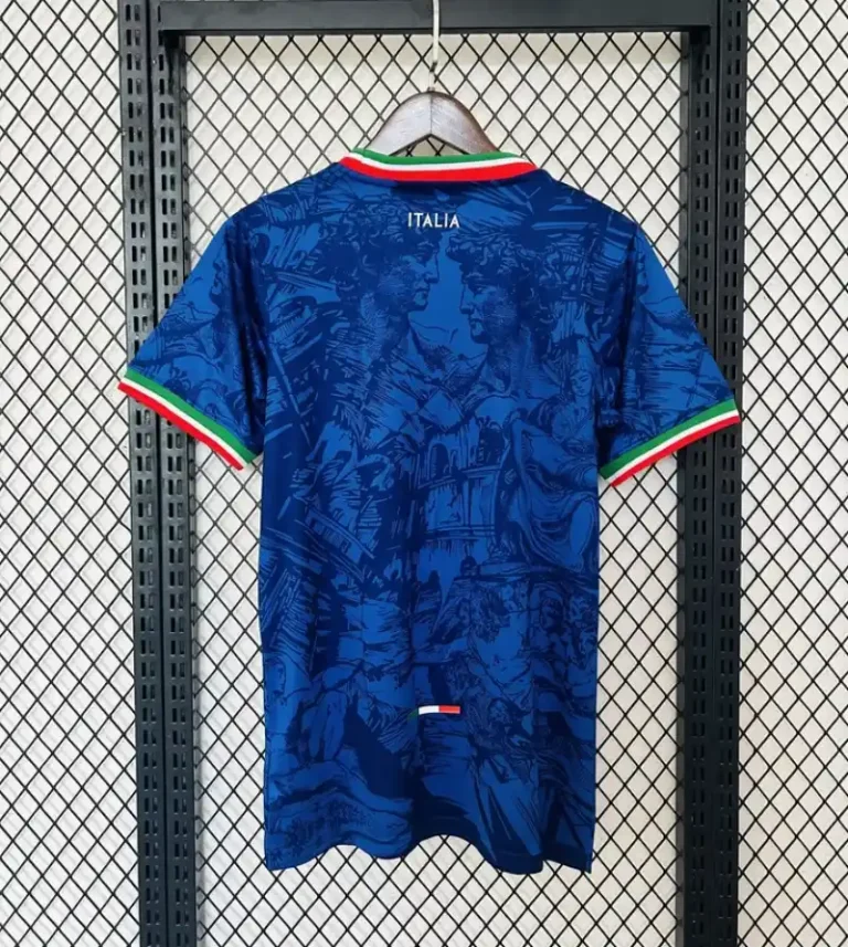 2024 Italy Blue Special Edition Soccer Jersey - Image 8