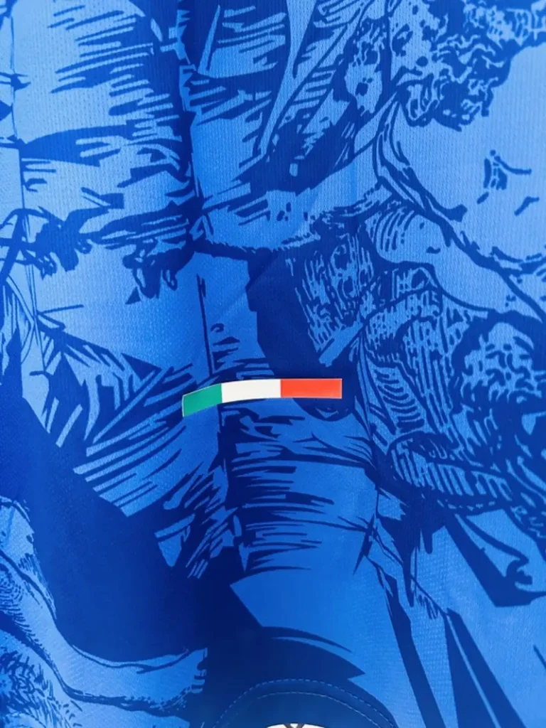 2024 Italy Blue Special Edition Soccer Jersey - Image 7