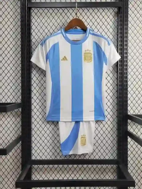 2024 Kids Argentina Soccer Jersey Home