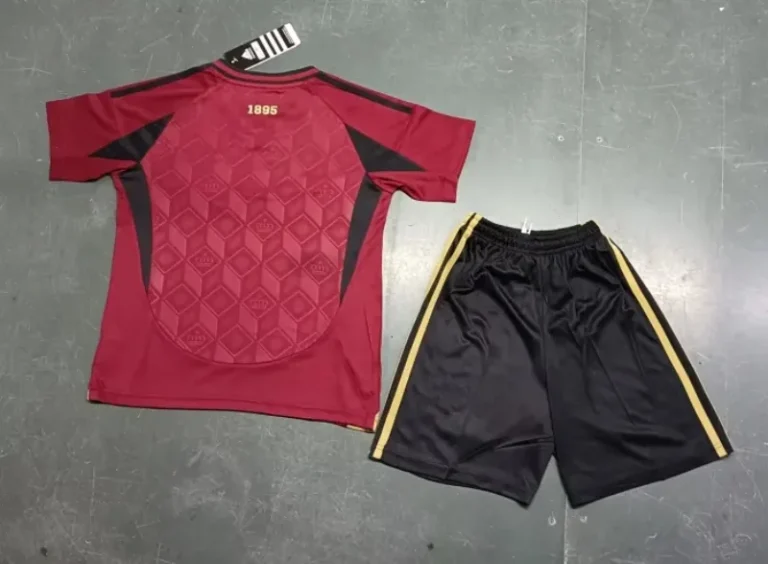 2024 Kids Belgium Soccer Jersey Home - Image 2