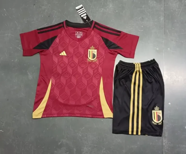 2024 Kids Belgium Soccer Jersey Home
