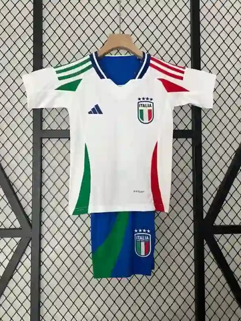 2024 Kids Italy Soccer Jersey Away