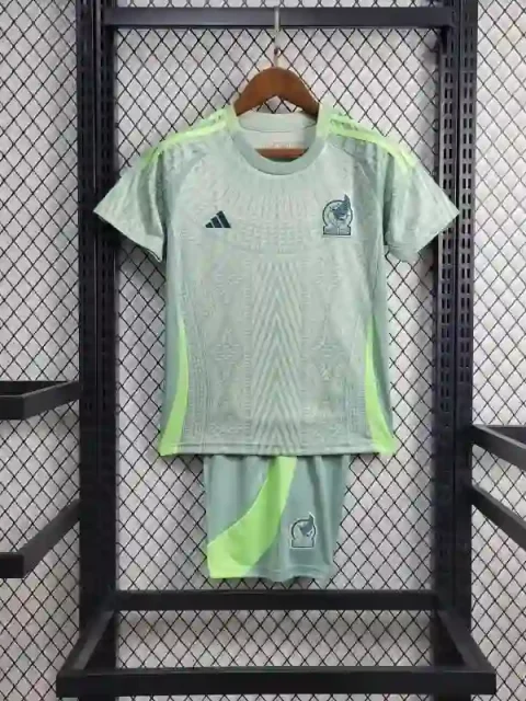 2024 Kids Mexico Soccer Jersey Away