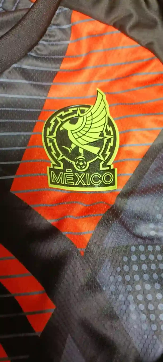 2024 Mexico Goalkeeper Black Soccer Jersey - Image 2