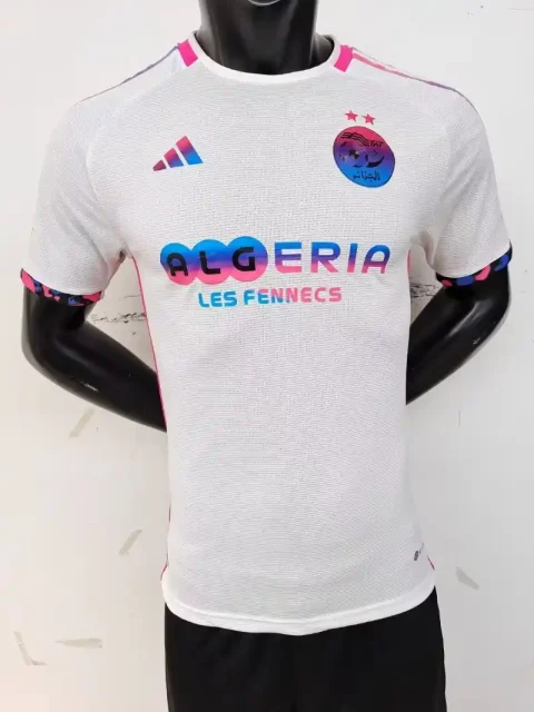 2024 Player Algeria White Special Edition Soccer Jersey