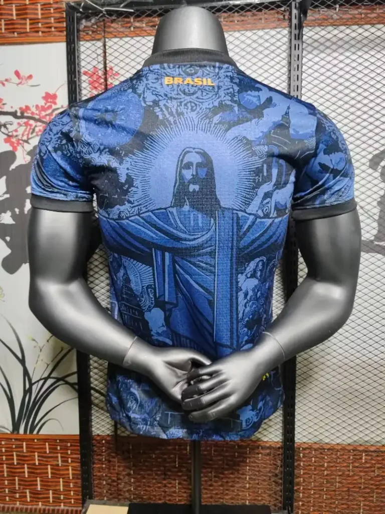 2024 Player Brazil Blue Special Edition Soccer Jersey - Image 3