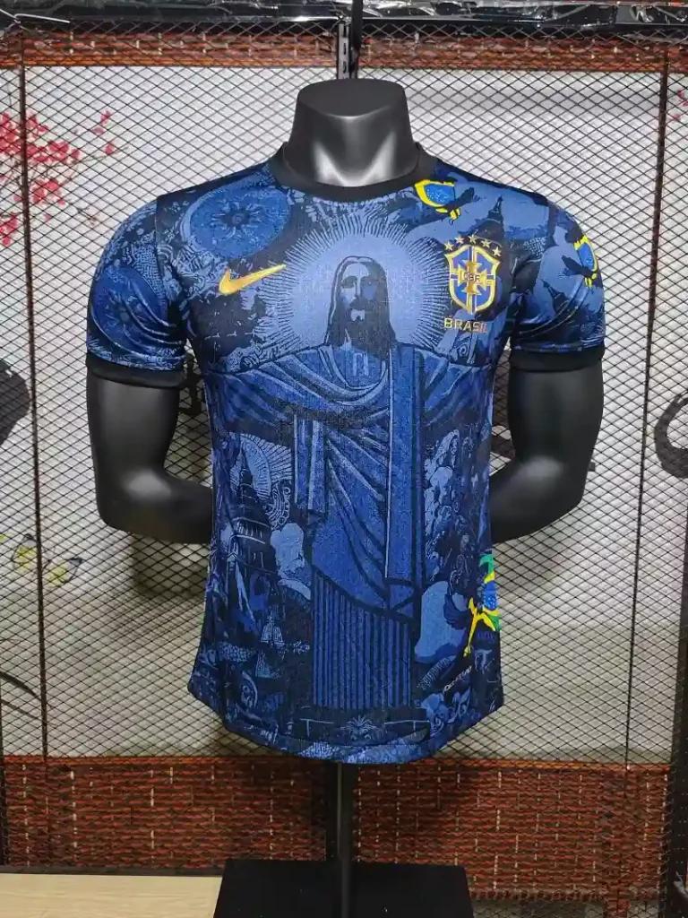 2024 Player Brazil Blue Special Edition Soccer Jersey