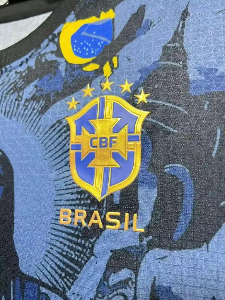 2024 Player Brazil Blue Special Edition Soccer Jersey - Image 2