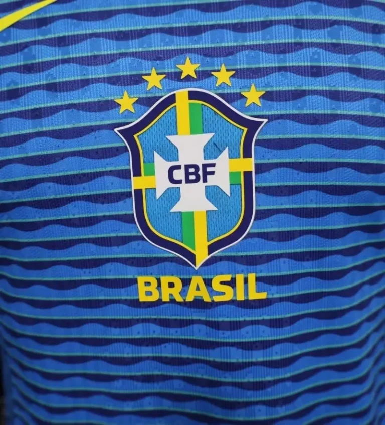 2024 Player Brazil Long Sleeve Soccer Jersey Away - Image 3