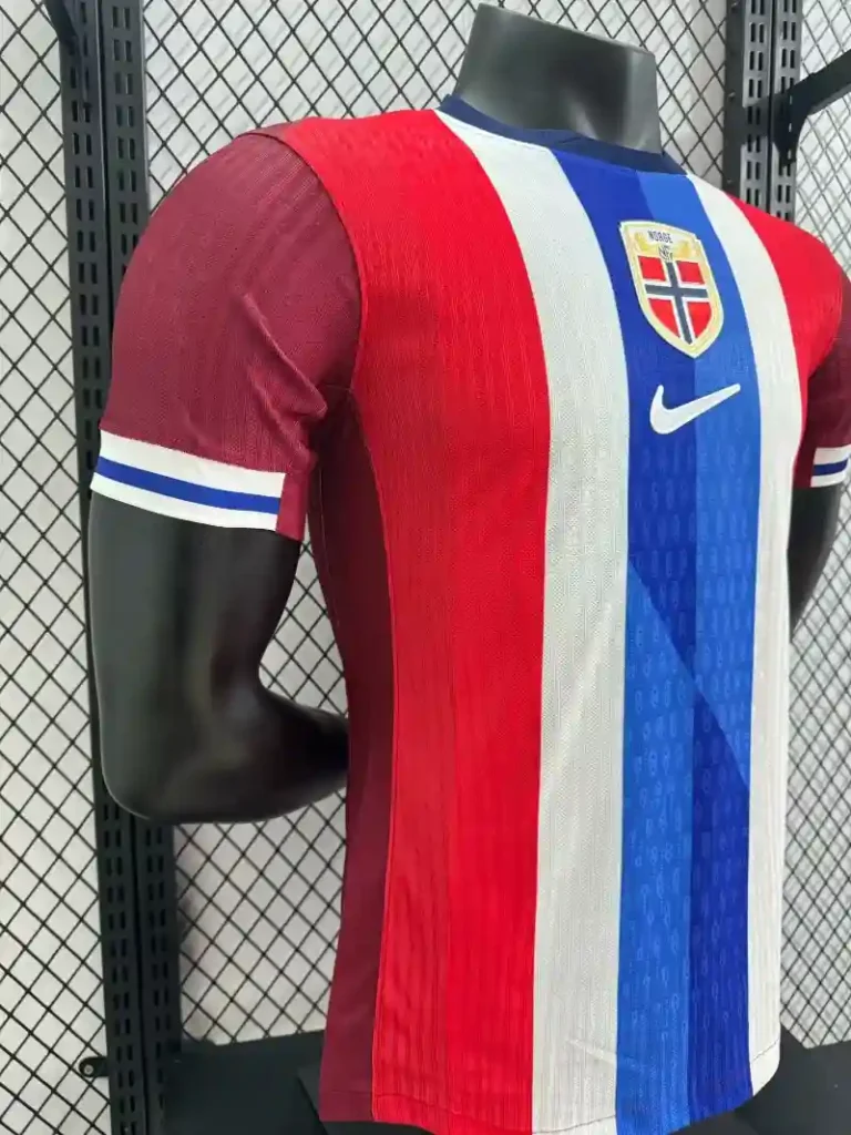 2024 Player Norway Soccer Jersey Home - Image 6