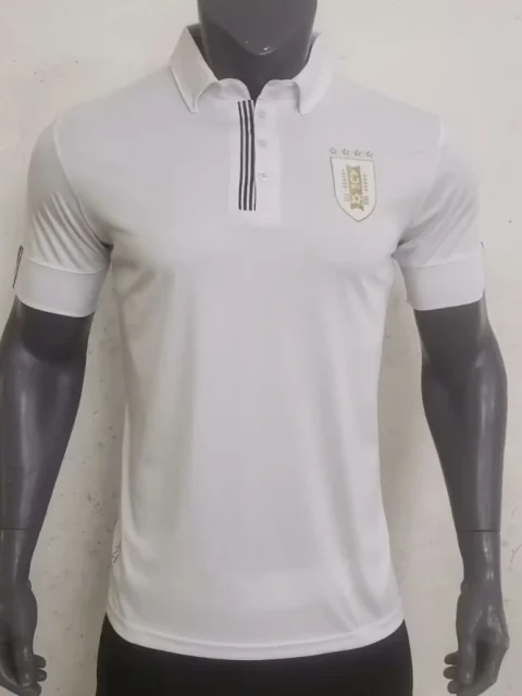 2024 Player Uruguay White Polo Shirt
