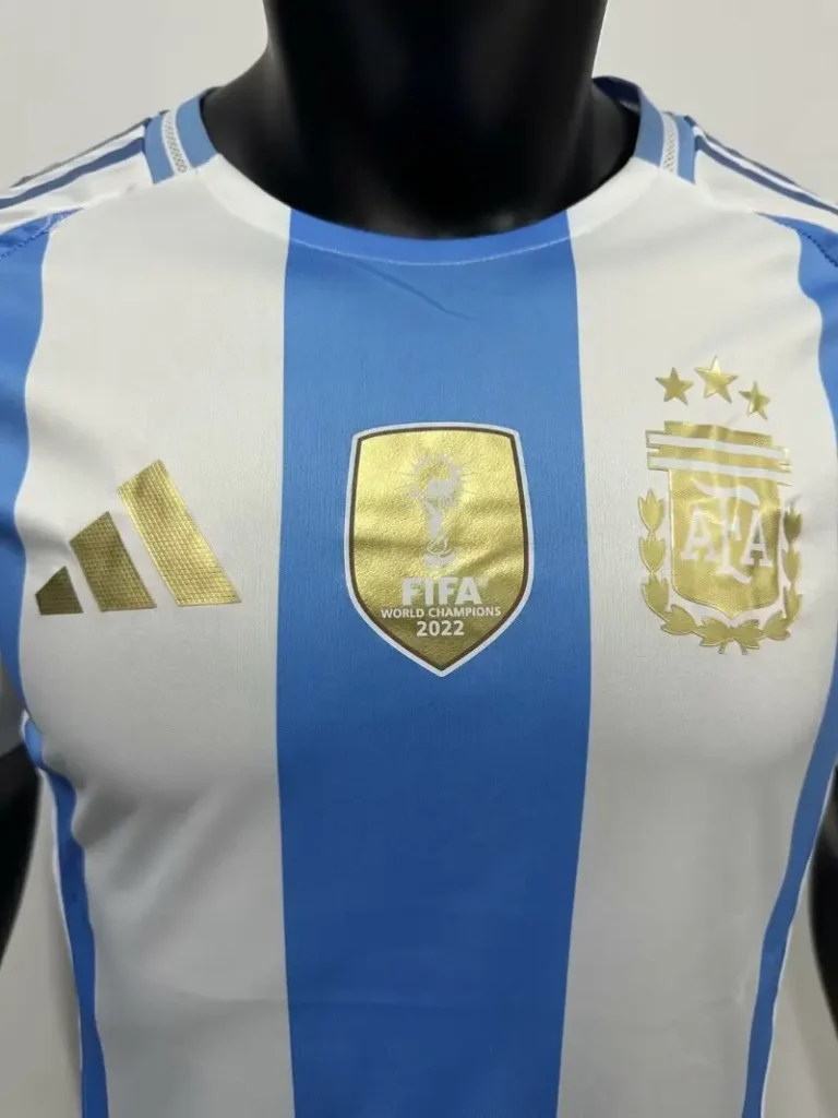 2024 Player Version Argentina Soccer Jersey Home - Image 3