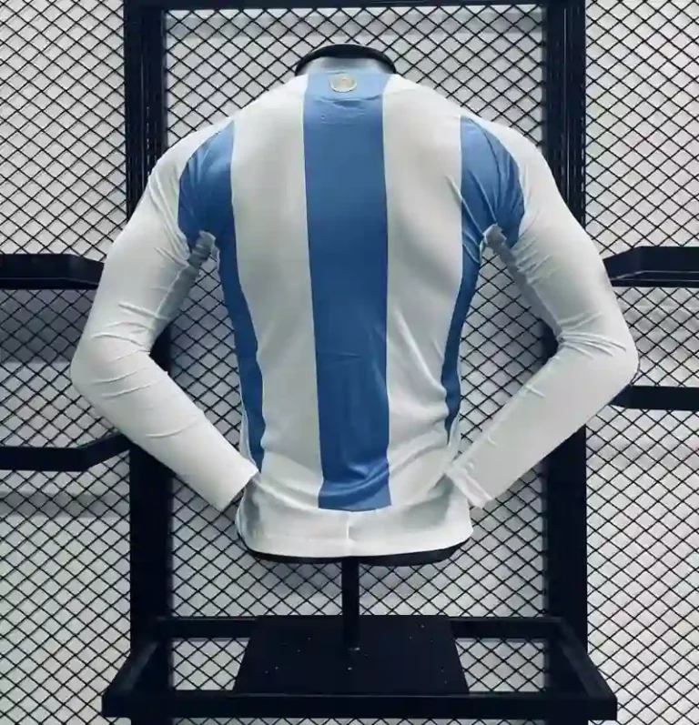 2024 Player Version Argentina Long Sleeve Soccer Jersey Home - Image 7