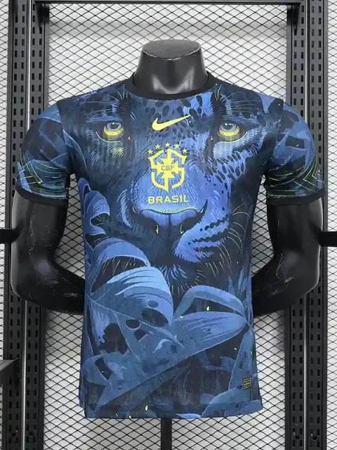 2024 Player Version Brazil Blue Special Soccer Jersey