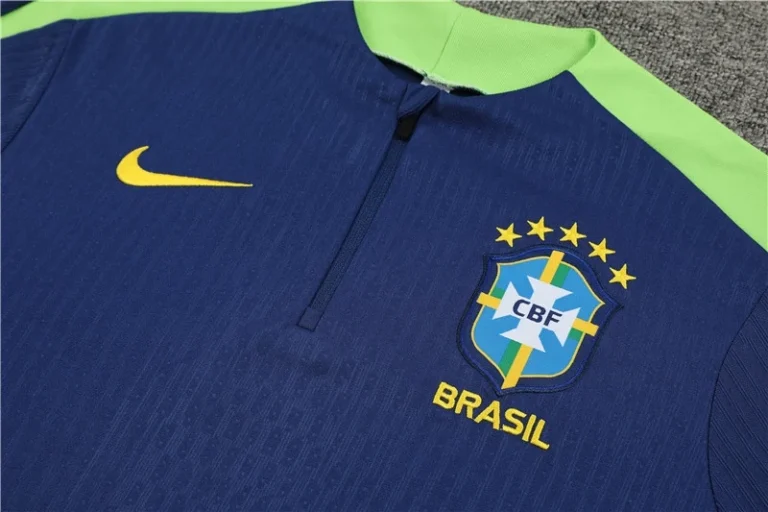 2024 Player Version Brazil Royal Blue Track Jacket - Image 3