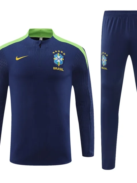 2024 Player Version Brazil Royal Blue Track Jacket