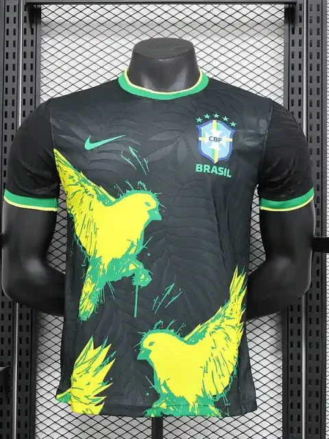 2024 Player Version Brazil Special Black Soccer Jersey