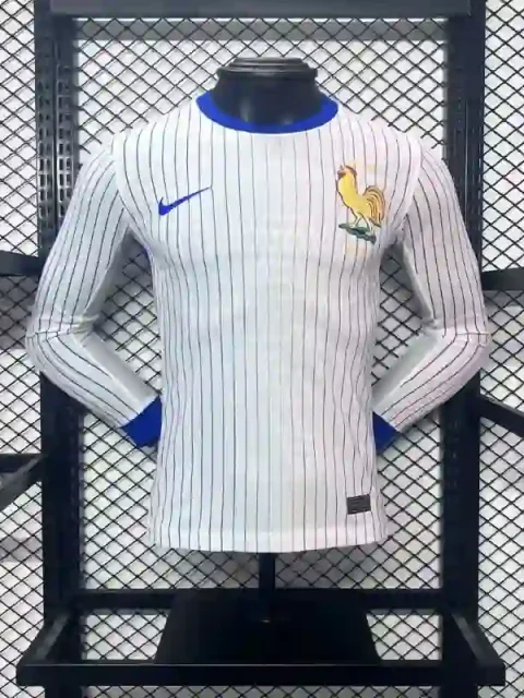 2024 Player Version France Long Sleeve Soccer Jersey Away